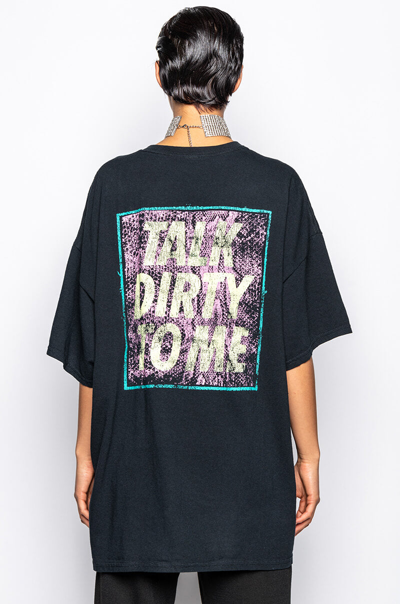 POISON GRAPHIC T SHIRT DRESS
