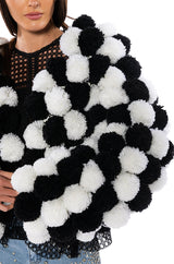 POM POM CARDIGAN