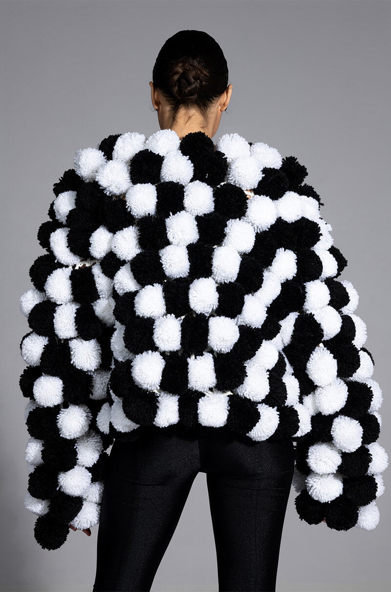 POM POM CARDIGAN