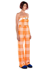 POPSICLE BRIGHT PLAID CROP TOP