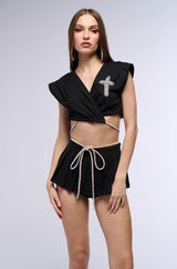 PRAY 4 LOVE EMBELLISHED TOP