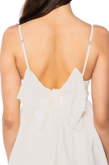 PRESLEY TIE BACK MINI DRESS