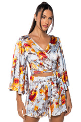PRETTIEST PROBLEM BLOUSE AND SHORT SET