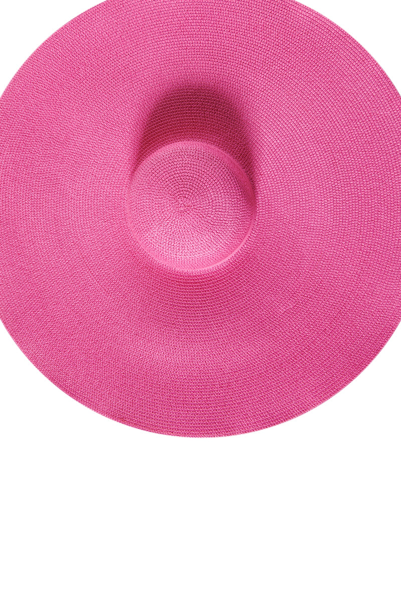 PRETTY IN PINK OVERSIZED SUN HAT