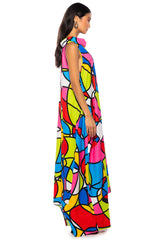 GINA COWL NECK MAXI DRESS