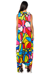 GINA COWL NECK MAXI DRESS