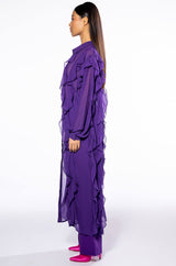 PURPLE RAIN LONG BLOUSE