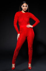 QUEEN OF LOVE RHINESTONE LEGGING