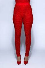 QUEEN OF LOVE RHINESTONE LEGGING