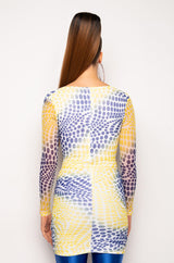 QUEEN SLAY MINI MESH DRESS WITH CUT OUTS