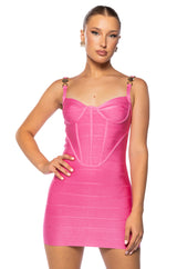 QUINN BANDAGE MINI DRESS