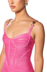 QUINN BANDAGE MINI DRESS