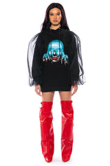 READ MY MIND SWEATSHIRT DRESS