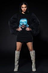 READ MY MIND SWEATSHIRT DRESS