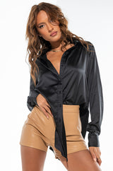 READY FOR ANY OCCASION SATIN SHIRT