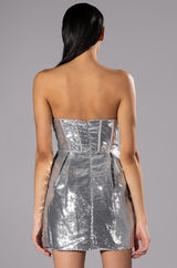 READY TO PARTY SEQUIN STRAPLESS MINI DRESS