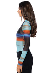 RESIST THE URGE MESH MOCKNECK BODYSUIT