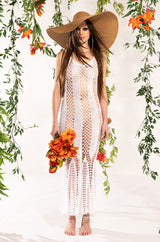 CAN'T HELP IT MAXI CROCHET DRESS