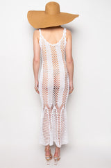 CAN'T HELP IT MAXI CROCHET DRESS