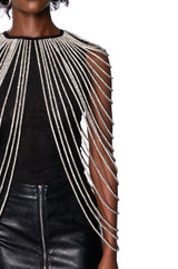 RHINESTONE EMBELLISHED DETAIL TOP