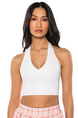 RIO HALTER CROP TOP