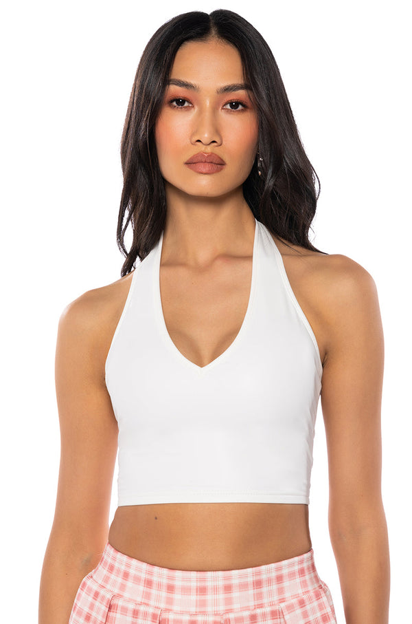 RIO HALTER CROP TOP