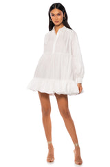 RIPPLE EFFECT MINI DRESS