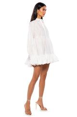 RIPPLE EFFECT MINI DRESS