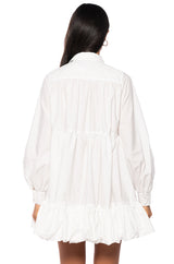 RIPPLE EFFECT MINI DRESS