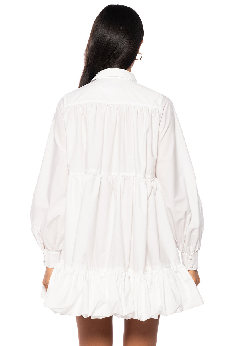 RIPPLE EFFECT MINI DRESS