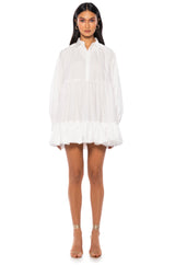 RIPPLE EFFECT MINI DRESS