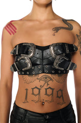 RODEO GIRL BUCKLE DETAIL BANDEAU TOP