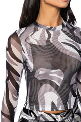 ROGER THAT MESH LONG SLEEVE CAMO BODYSUIT