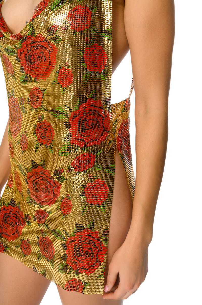 ROMANCE CHAINMAIL MINI DRESS