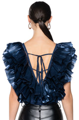 ROMANTIC RUFFLED BODYSUIT