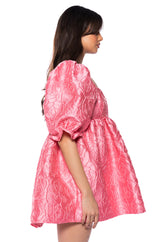 VIVIENNE PUFF SLEEVE MINI DRESS