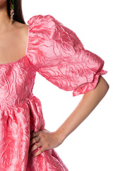 VIVIENNE PUFF SLEEVE MINI DRESS