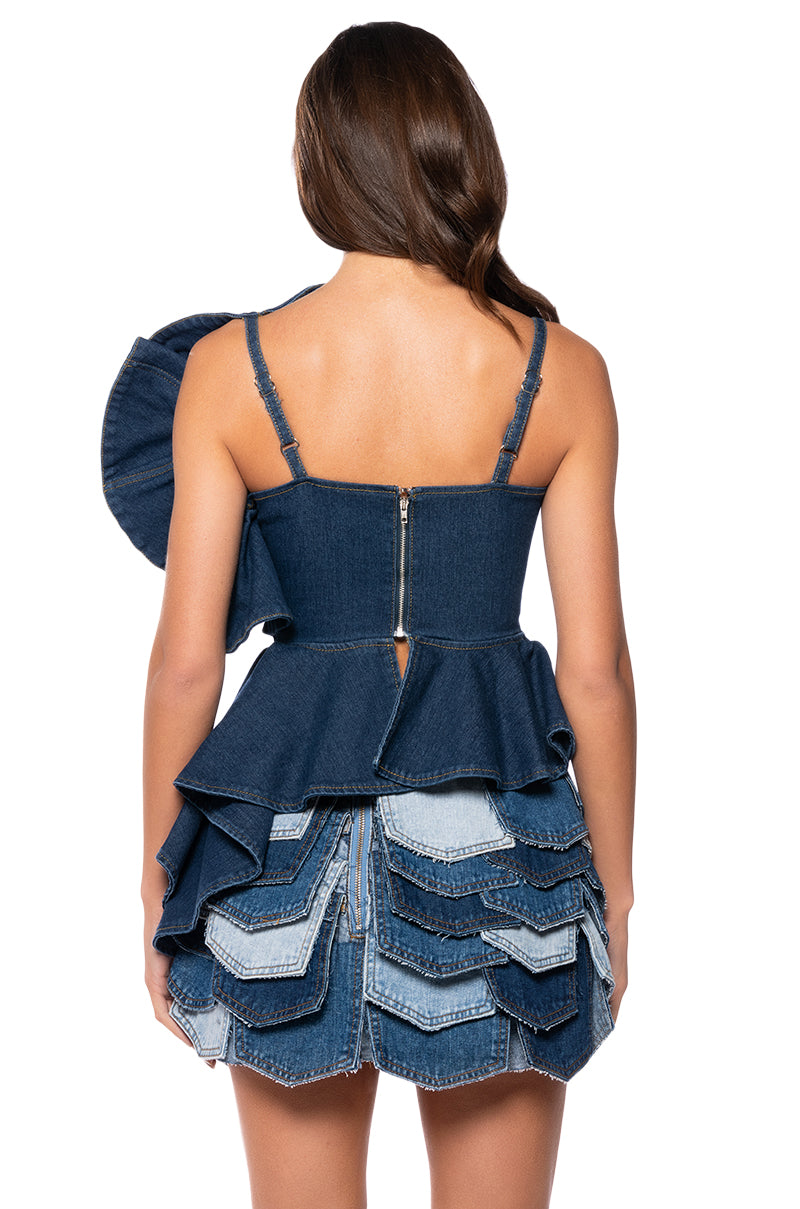 ROSELYN DENIM CORSET
