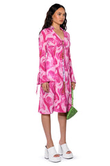 ROSEY TIE FRONT BLOUSE