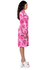 ROSEY TIE FRONT BLOUSE