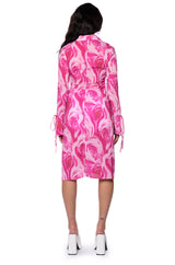 ROSEY TIE FRONT BLOUSE