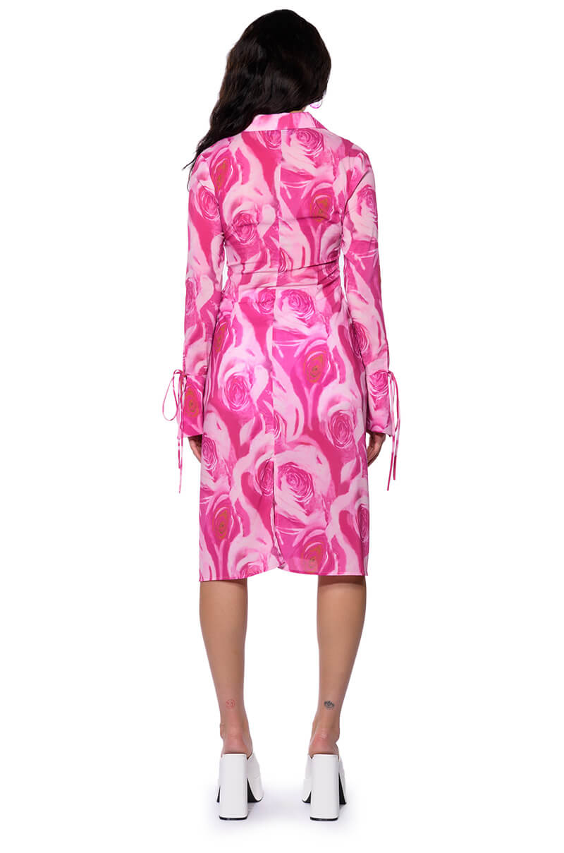 ROSEY TIE FRONT BLOUSE