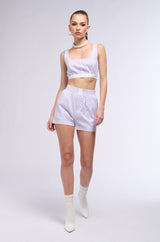 ROWAN POPLIN STRIPE SHORT