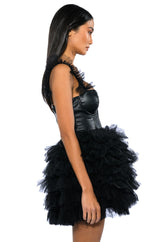 ROYAL FIT AND FLARE SLEEVELESS MINI DRESS