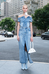 RULE THE WORLD DENIM MAXI DRESS