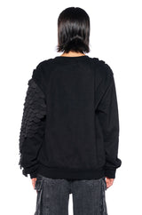 RUN IT TEXTURED CREWNECK