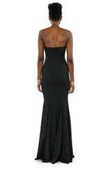 RUN THE WORLD STRAPLESS MAXI DRESS