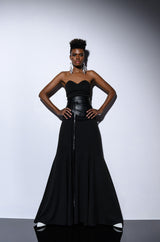 RUN THE WORLD STRAPLESS MAXI DRESS
