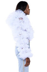 SAMIRA RUFFLE CARDIGAN