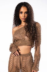 SAND DUNES LONG SLEEVE TOP AND MAXI SKIRT SET